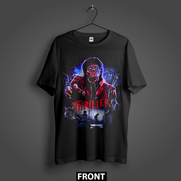 Michael Jackson Thriller 1982 Horror Premium Oversized Double-Sided T-Shirt (Unisex)